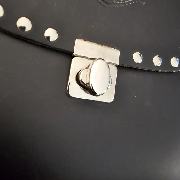 Vintage Harley-Davidson Studded Leather Mini Backpack USA Made Black - Picture 14 of 17